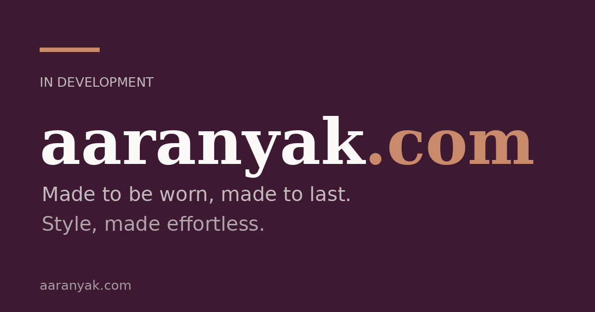 Link preview image for aaranyak.com